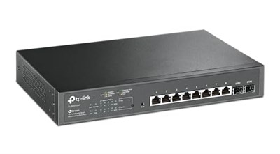 TP-Link TL-SG2210MP, JetStream 10-Port Gigabit Smart Switch with 8-Port PoE+