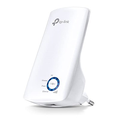TP-Link TL-WA850RE, N300 Mbps Wi-Fi Menzil Genişletici, 1 Ethernet Bağlantı Noktalı Wi-Fi Güçlendirici/Hotspot, Access Point Modu, Tüm Wi-Fi Yönlendiriciler ile Çalışır