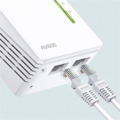 TP-Link TL-WPA4220KIT 300Mbps AV600 Wi-Fi Powerline Extender Başlangıç Kiti, Kablosuz Menzil Genişletici - Seçenekler: 2 parça., Powerline tamamlayıcı adaptör