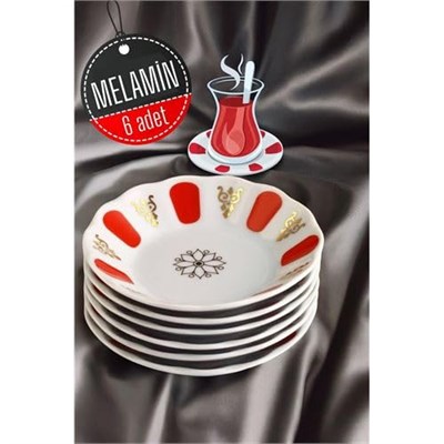 Transformacion Melamin Çay Tabağı 6 Adet