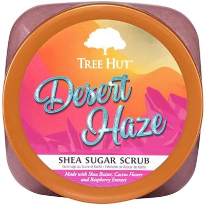 Tree Hut Desert Haze Shea Sugar Scrub | Peeling vücut peelingi, yumuşak ve nemli bir his için ölü ve kuru cildi giderir | bakım sağlayan esansiyel vücut bakımı | 532 ml