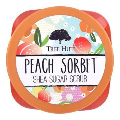 Treehut Tree Hut Peach Sorbet Shea Sugar Scrub Vücut Peelingi 510Gr