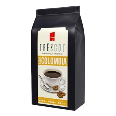 TRESCOL Colombia – Tek Kökenli Kolombiya Kahvesi | Zengin Aroma, Yumuşak İçim 500GR ÇEKİRDEK - Seçenekler: 250 Gr, 500 Gr, 750 Gr, 1000 Gr