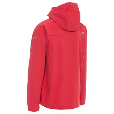 Trespass Erkek Accelerator II su geçirmez softshell ceket, çıkarılabilir kapüşonlu (tekli paket)