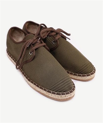 Triko Örme Bağlı Espadril