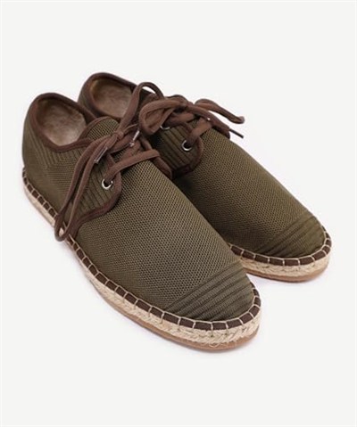 Triko Örme Bağlı Espadril