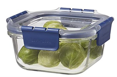 Tritan Kapaklı Üst Sınıf Cam Kare - 500ml