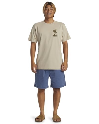 Tropical Breeze Erkek Kahverengi Günlük Stil T-Shirt AQYZT09562-THZ0