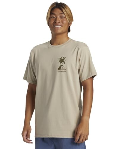 Tropical Breeze Erkek Kahverengi Günlük Stil T-Shirt AQYZT09562-THZ0