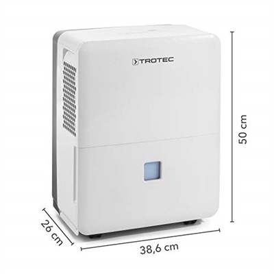 Trotec konfor nem alıcı Ttk 96 e (maks. 30 L/gün), 230 m³/90 m² ye kadar odalar için uygundur