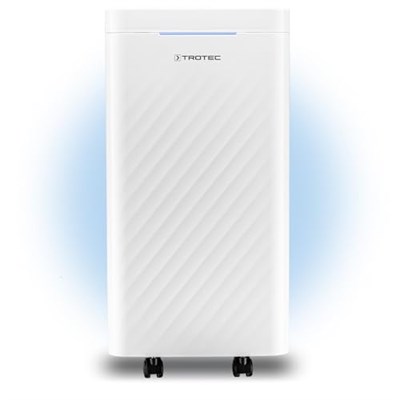 TROTEC TTK 27 HEPA-tasarım hava kurutucu ve hava temizleyici, 15 m²/37 m³e kadar odalar için uygundur, nem giderici, taşma koruması, su haznesi