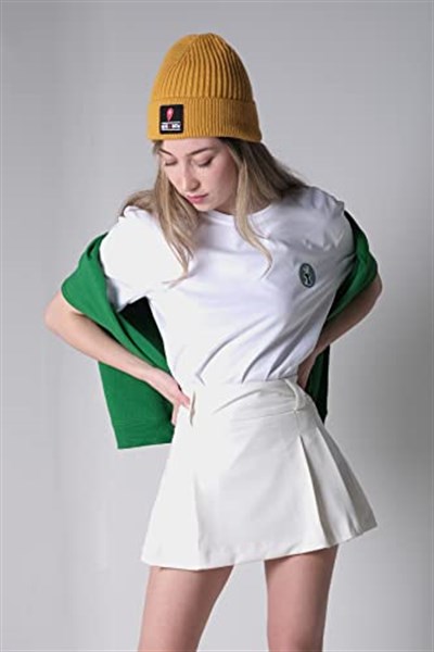 TSC HOUSE Unisex 22WCBE480U Here & Now Nakışlı Bere, Hardal, Tek Beden