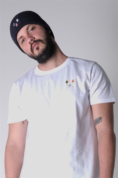 TSC HOUSE Unisex 22WCBE488U Lightning Nakışlı Bere, Lacivert, Tek Beden