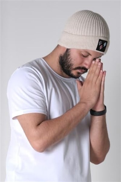 TSC HOUSE Unisex 22WCBE489U Lightning Nakışlı Bere, Ekru, Tek Beden