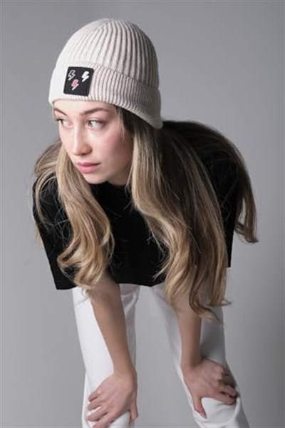 TSC HOUSE Unisex 22WCBE489U Lightning Nakışlı Bere, Ekru, Tek Beden