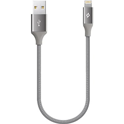 Ttec AlumiCable Mini 30cm Lightning Şarj Kablosu- Uzay Grisi (2DK28UG)