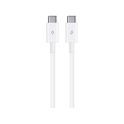 ttec USB-C - USB-C 120cm 60W PD/QC Hızlı Şarj/Data Kablosu Beyaz