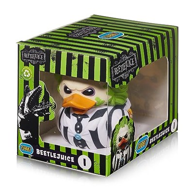 TUBBZ Box Edition Beetlejuice Koleksiyoncu Vinil Kauçuk Ördek Figürü - Resmi Beetlejuice Merchandise - Televizyon, Film ve Video Oyunları
