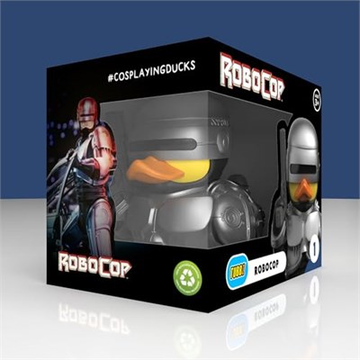 TUBBZ Kutulu Baskı: Robocop Cosplaying Kauçuk Ördek Vinil Figür