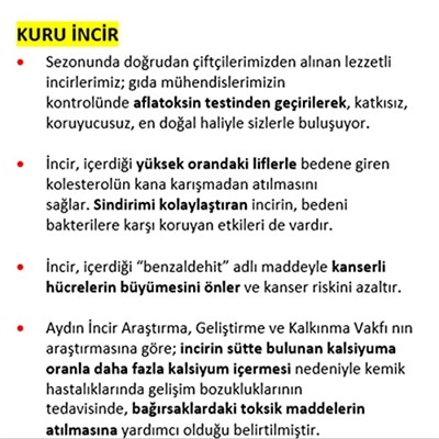 Tuğba Kuruyemiş Kuru İncir 1000 gr