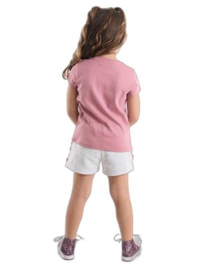 Tüllü Lily Kız Çocuk T-shirt Şort Takım