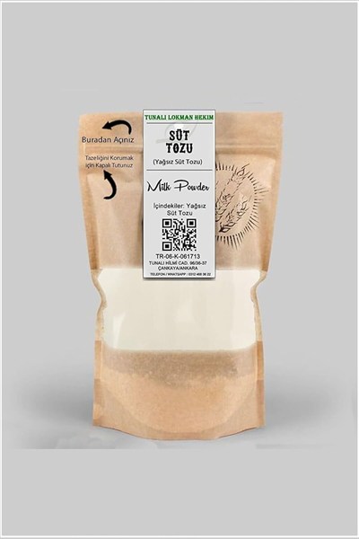 Tunalı Lokman Hekim Yağsız Süt Tozu 100 Gr