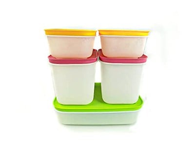 Tupperware Alaska Set 5Li ( Derin Dondurucu İçin ) 1,1L (2) +1,0L + 450ml (2)