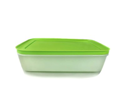 Tupperware dondurucu için kap 1,0 l beyaz yeşil düz buz kristal G36 buz kristali