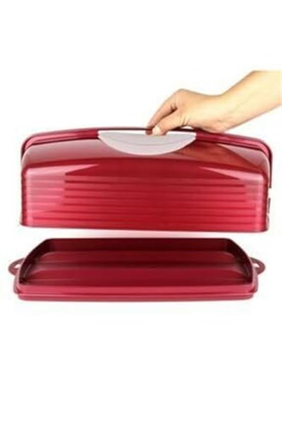 Tupperware Kristalin Dikdörtgen Pasta Servisi