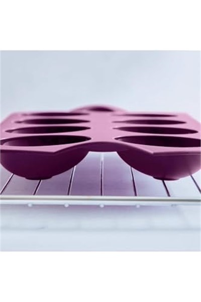 Tupperware Silikon Sürpriz Yumurta Pişirme Kalıbı - Mor Mikrodalga Ve Fırın Uyumu