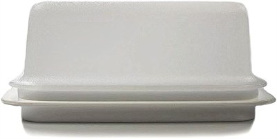 Tupperware Tereyağı kabı Butterschatz beyaz C21 Butterschatz buzdolabı