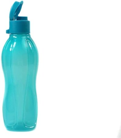 Tupperware to Go Eco 500 ml turkuaz klipsli kilitli içecek şişesi, ekolojik eko şişe