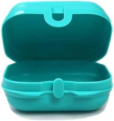 Tupperware to Go Mini-Twin açık turkuaz beslenme çantası boyut 1