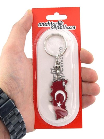 Türkiye Harita Metal Anahtarlık