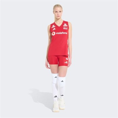 Türkiye Milli Takım Kadın Kırmızı Voleybol Tayt KM7479 - Bedenler: S, M, L, XL