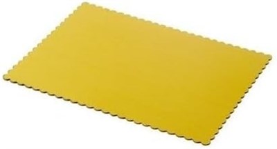 Turta Mendili / Pasta Altlığı Gold Dikdörtgen 30*40