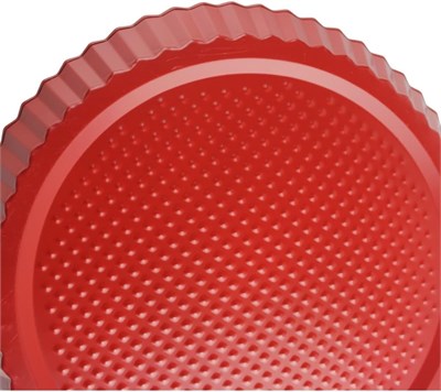 Turta Tart Kalıbı Kırmızı 28cm