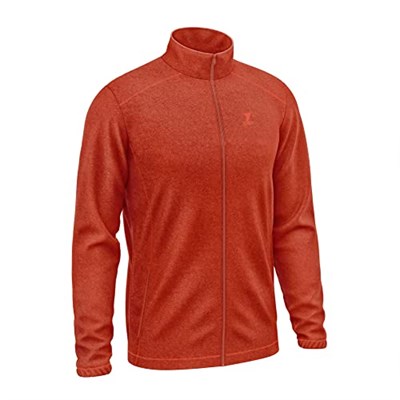 Turuncu Tam Fermuarlı Unisex Polar