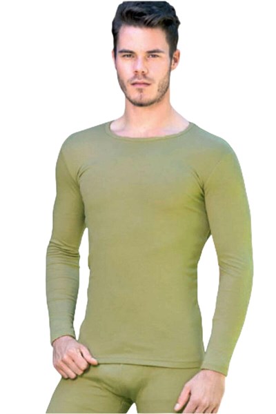 Tutku 1 Adet Haki Renk Termal Fanila Yeşil 2XL/3XL