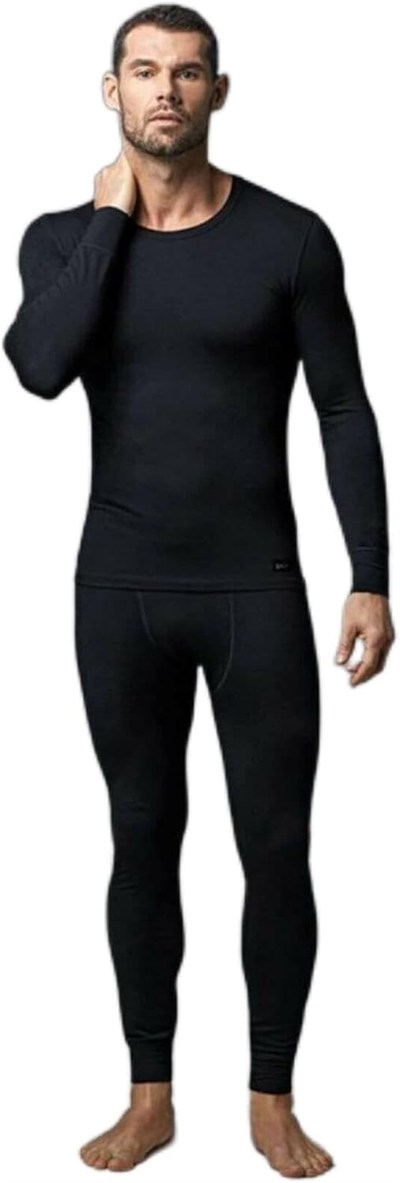 Tutku 3 Adet Siyah Renk Termal Alt Üst Takım Siyah 2XL/3XL