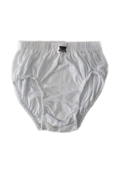 Tutku-3lü Tutku Erkek Çocuk Slip Külot-Beyaz-5-6 yaş