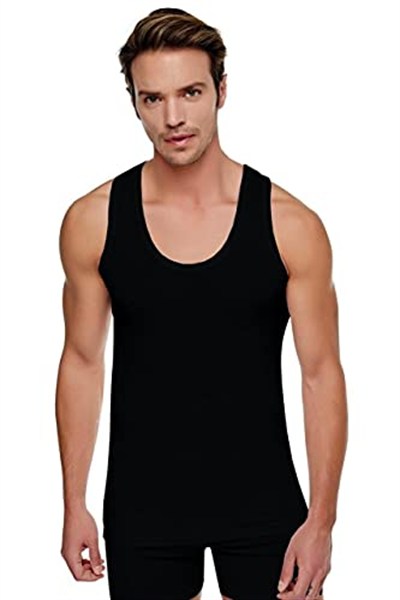Tutku 6 Adet Siyah Ribana Spor Atlet Siyah XL