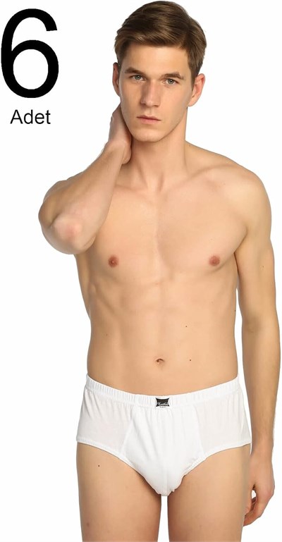 Tutku 6Lı Paket 0109 Penye Erkek Slip Külot