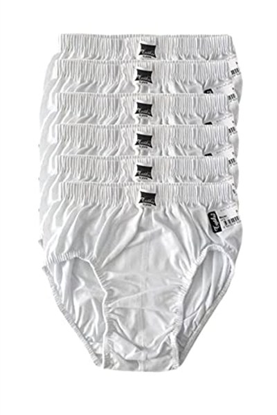 Tutku-6lı Tutku Erkek Çocuk Slip Külot-Beyaz-9-10 yaş