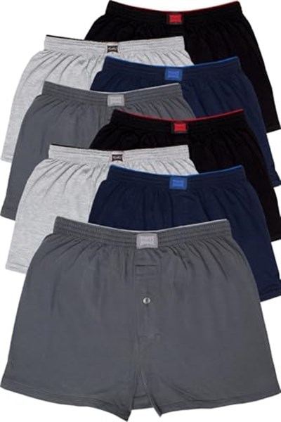 Tutku 8li Erkek Penye Havlu Bel Boxer Karışık Renk 2XL