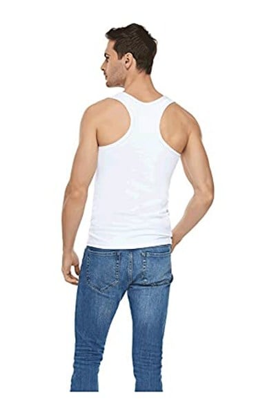 Tutku Elit Tutku Elit 12 Adet Beyaz Renk Elastan Spor Atlet Beyaz 2XL