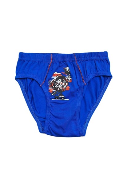 Tutku Erkek Çocuk Desenli Slip Külot Pamuklu 12li Paket, 9-10 Yaş, 42113, Karışık, erkek-çocuk