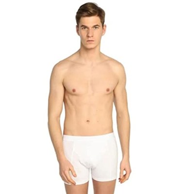 Tutku Erkek Pamuklu Likralı Boxer Paçalı Don 10lu Paket XXL Beyaz