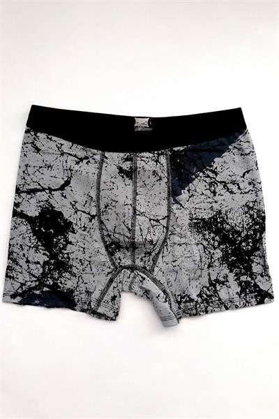 Tutku Erkek Spor Boxer, Likralı Elastan, Renkli Kombin, 12li Paket, L Beden