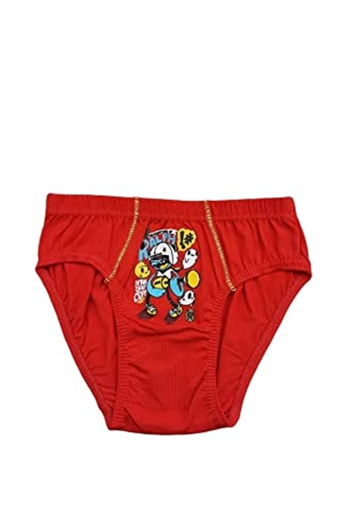 Tutku Iç Giyim Erkek Çocuk Desenli Slip Külot Pamuklu 12li Paket